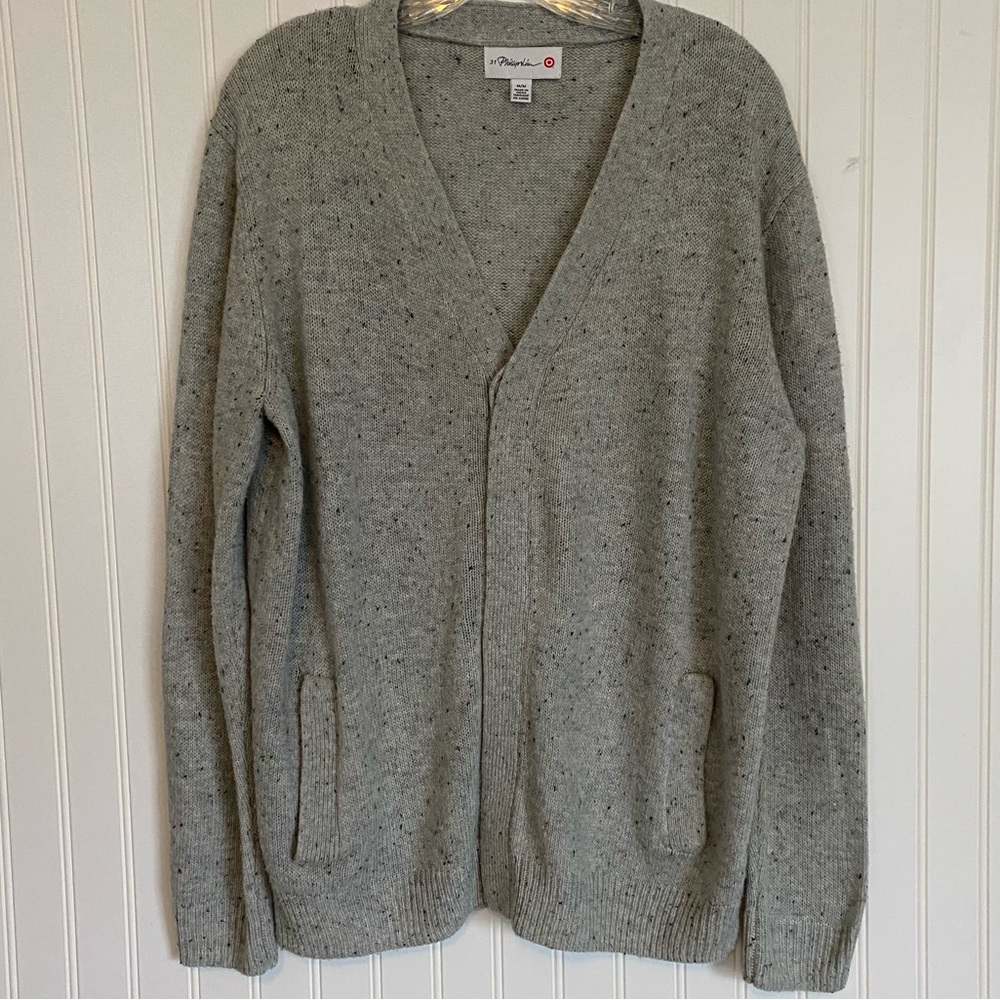3.1 Phillip Lim for Target men’s light grey cardigan sweater